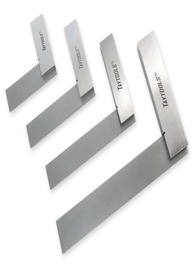 Taytools 776629 4 Piece Set of Solid Machinist Squares, 2-3/4, 3-3/4”, 4-3/4” and 6-3/4 inch Accurate to 0.001” - Image 1