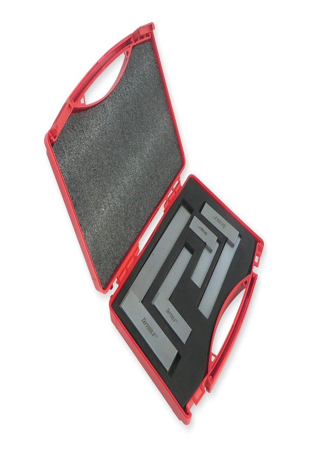 Taytools 776629 4 Piece Set of Solid Machinist Squares, 2-3/4, 3-3/4”, 4-3/4” and 6-3/4 inch Accurate to 0.001” - Image 2