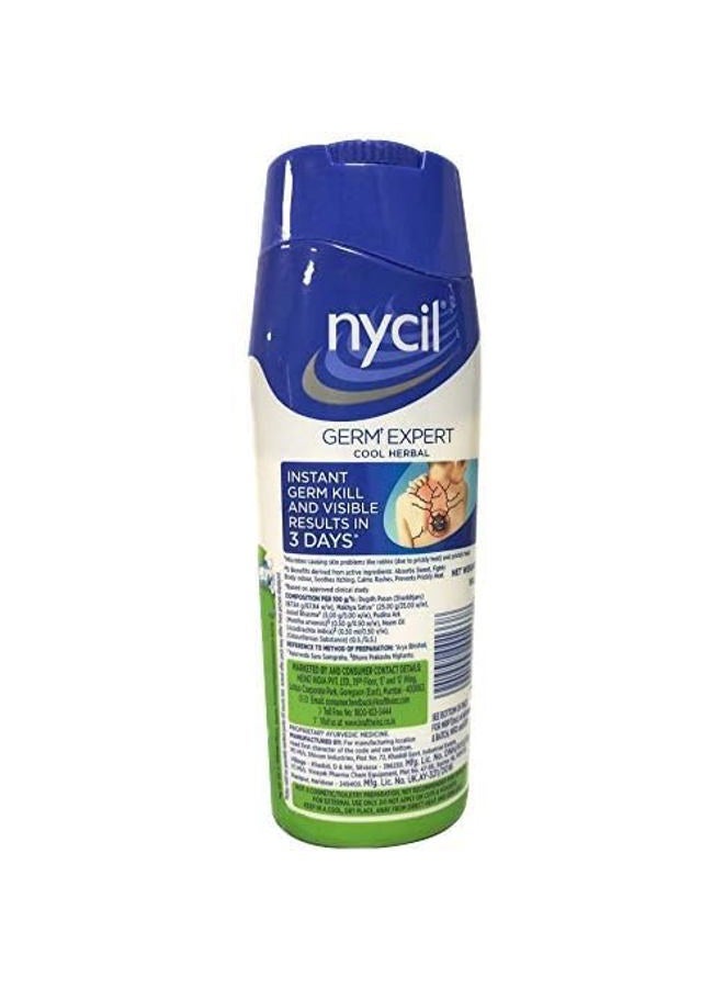 NYCIL Cool Herbal Instant Cooling Prickly Heat Powder with Neem & Pudina Cool Talc 150g - Image 2