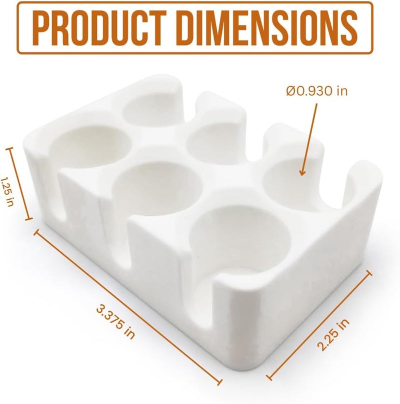 InsulGrid Insulin Vial Holder and Organizer for Refrigerator Storage Diabetic Care and Space Saving Holds 6 Standard 10 mL Vials for Insulin Like Novolog or Humalog 23mm 09in Diameter - Image 2