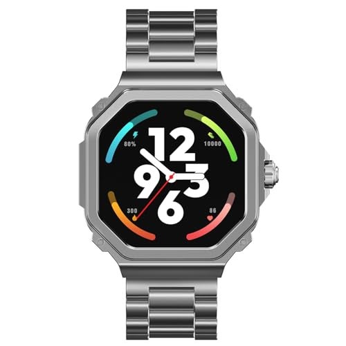TIMEX Smart Nova 1.43"(3.6cm) AMOLED Display with Functional Crown, Stainless Steel Bracelet and BT Calling Smartwatch for Unisex - TWTXW1004T - Image 4