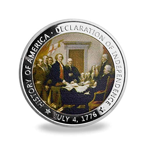 Glamtune US Military Challenge Coin Presidential 1776 Declaration of Independence Coin Pack of 3 - Image 5