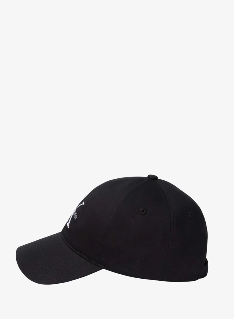 Calvin Klein Black Graphic Baseball Curve Peak Cap for Women | Best Price UAE
