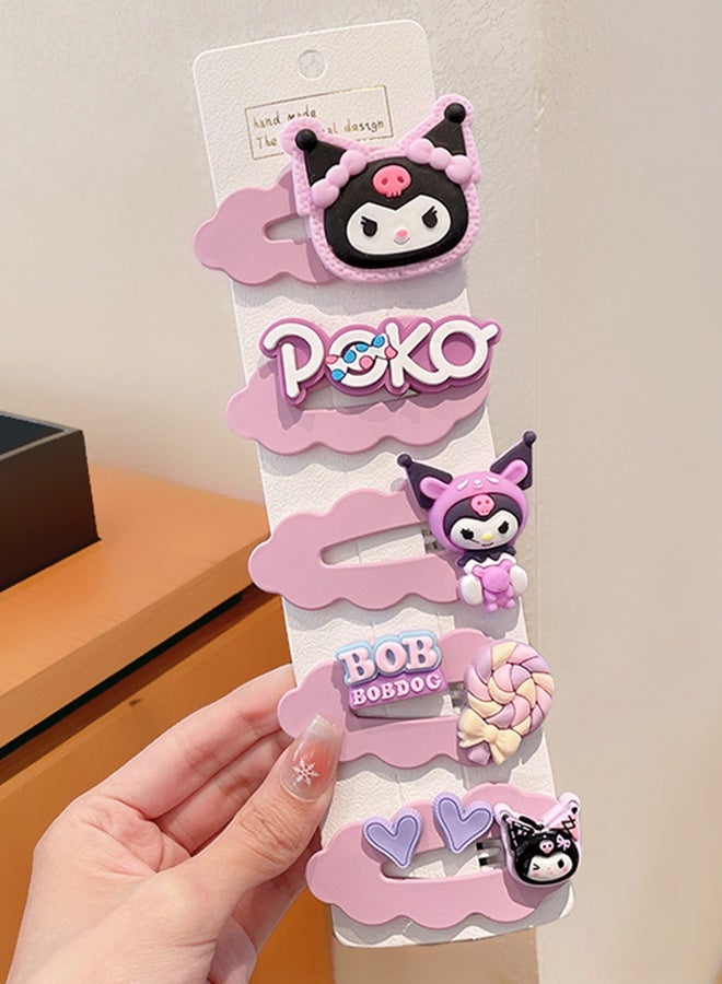 Sanrio 10 pcs Cartoon Hair Clips, Cute Barrettes Snap Hair Clips, Hair Accessories Gift For Women Teens Girls - Image 5