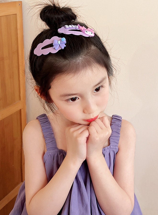 Sanrio 10 pcs Cartoon Hair Clips, Cute Barrettes Snap Hair Clips, Hair Accessories Gift For Women Teens Girls - Image 4