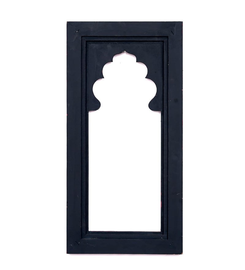 CRAFT TREE MDF Wall Hanging Carving Jharokha Frame in Red Colour - Image 3