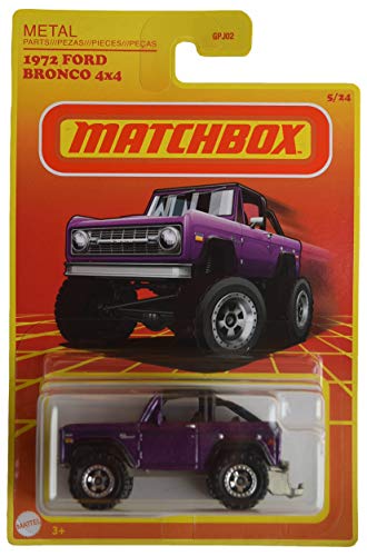 Matchbox 1972 Ford Bronco 4x4 Purple 524 - Image 1