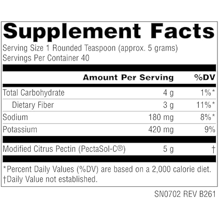 Source Naturals PectImmune™ Modified Citrus Pectin Powder for Cellular Immune Health, 200 Grams - Image 2