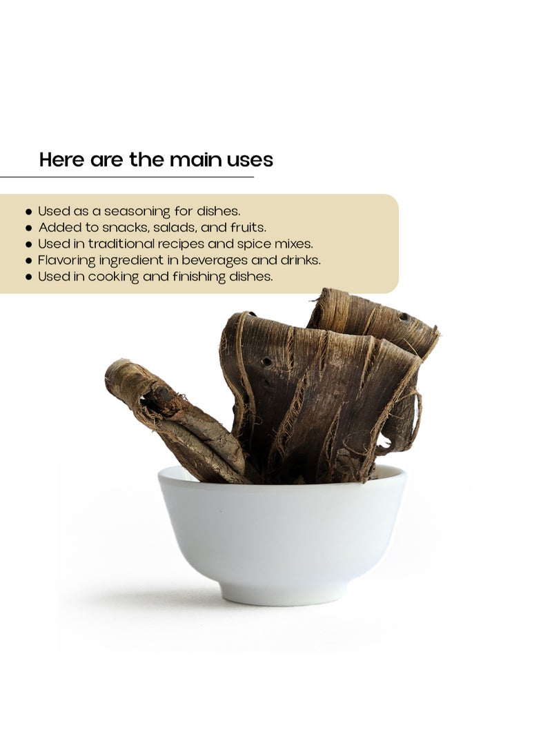 OGOC Walnut Tree Peel Natural Dandasa Saak Walnut Bark Traditional Botanical Ingredient Dried Herbal Peel Aromatic Culinary Use for Infusions Traditional Preparations - Image 3