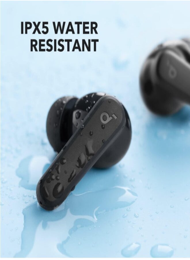 Generic R50i True Wireless in-Ear Earbuds, TWS with 30H+ Playtime, Clear Calls & High Bass IPX5-Water Resistant, Connect App with 22 Preset EQs, Quick Connectivity, Black  - Image 4
