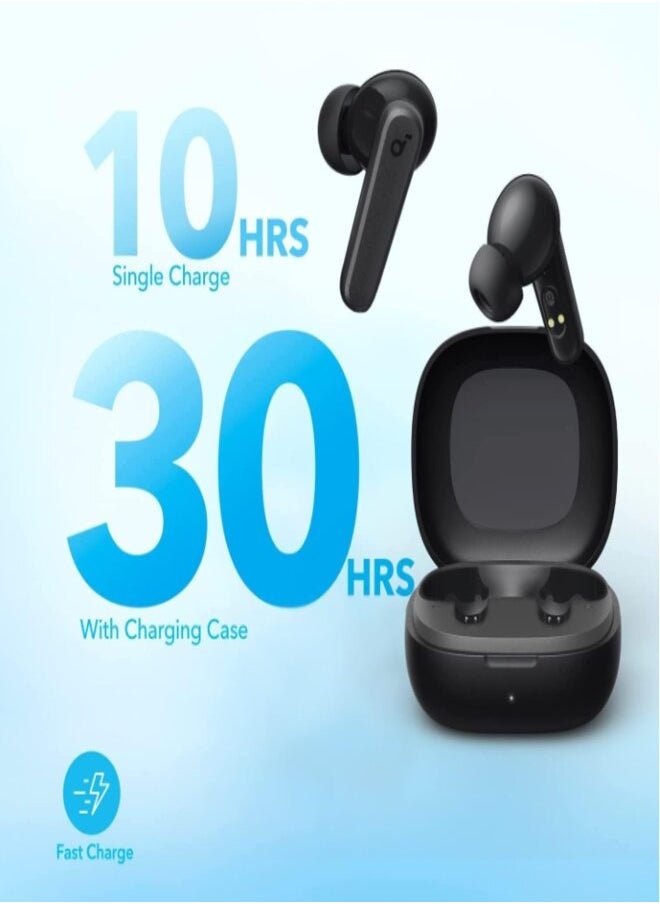 Generic R50i True Wireless in-Ear Earbuds, TWS with 30H+ Playtime, Clear Calls & High Bass IPX5-Water Resistant, Connect App with 22 Preset EQs, Quick Connectivity, Black  - Image 2