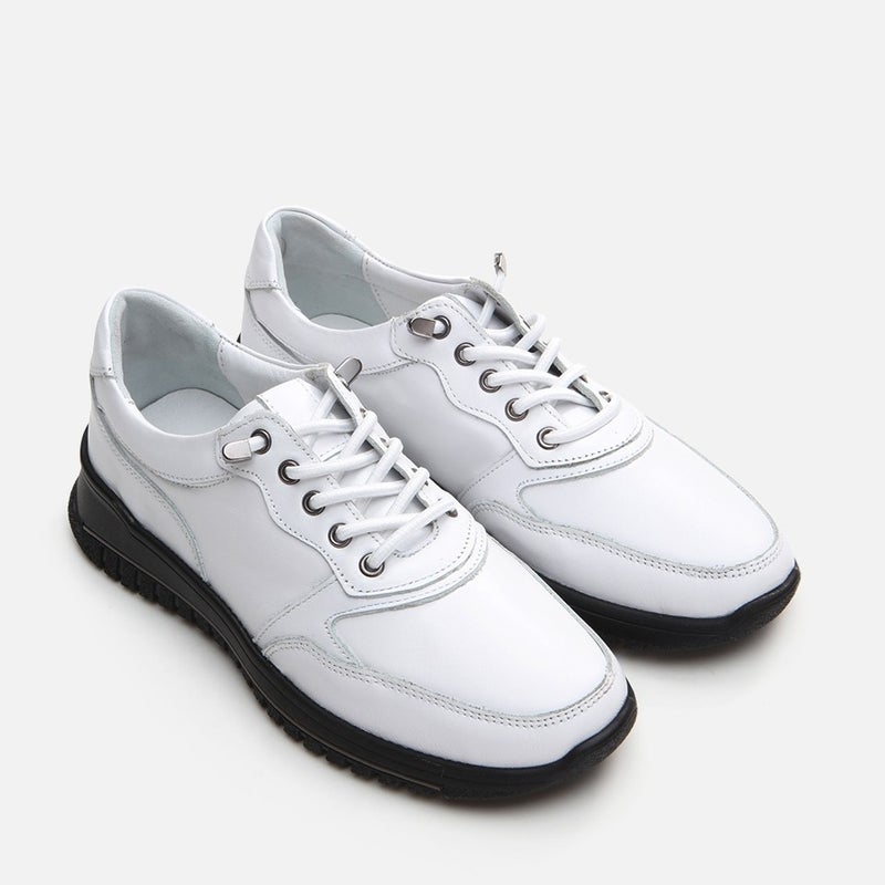 Hotiç 01AYH294650A900 GENUINE Leather White Women's Sports Shoes  - Image 2