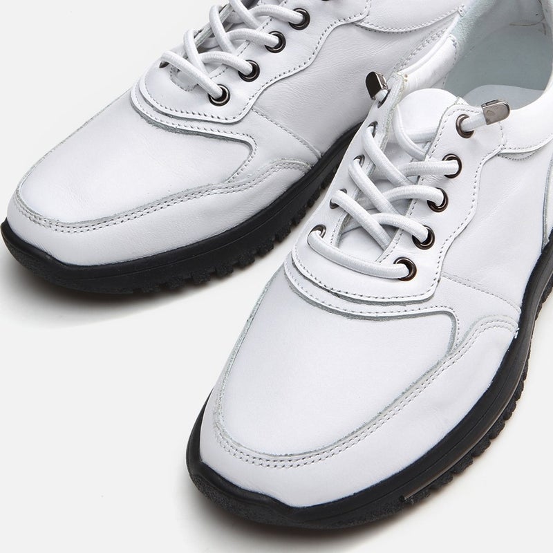 Hotiç 01AYH294650A900 GENUINE Leather White Women's Sports Shoes  - Image 4