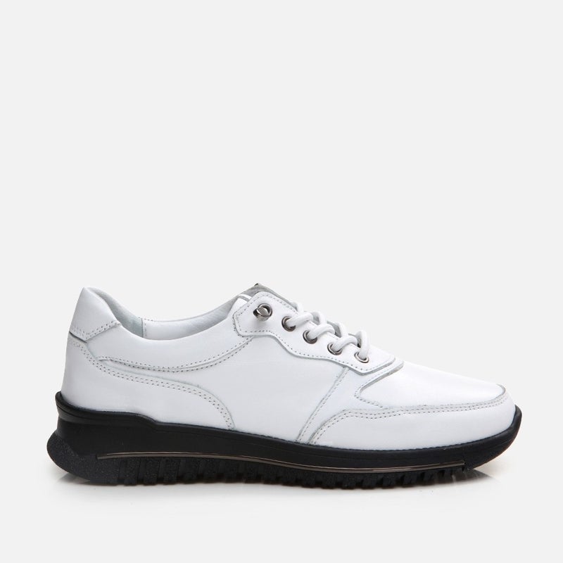 Hotiç 01AYH294650A900 GENUINE Leather White Women's Sports Shoes  - Image 1