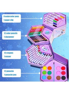 46-pc Art/colour box for Girls 