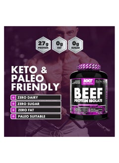 NXT Nutrition NXT Nutrition Beef Protein Isolate Powder - Protein Powder High in Natural Amino Acids- 1.8kg, Apple And Blackcurrant  - Image 3