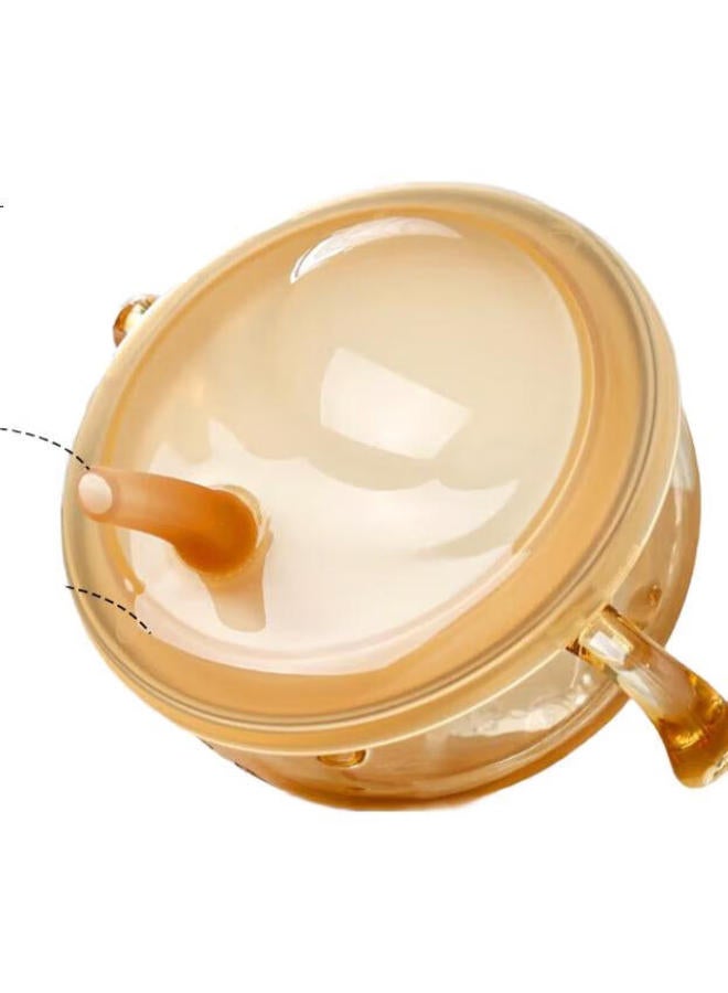 Doctor Ma Baby Food Bowl Baby Drinking Soup Sippy Cup Rice Paste Cup Ppsu Newborn Water Feeding Bowl With Suction Cup Nano Color - Image 3