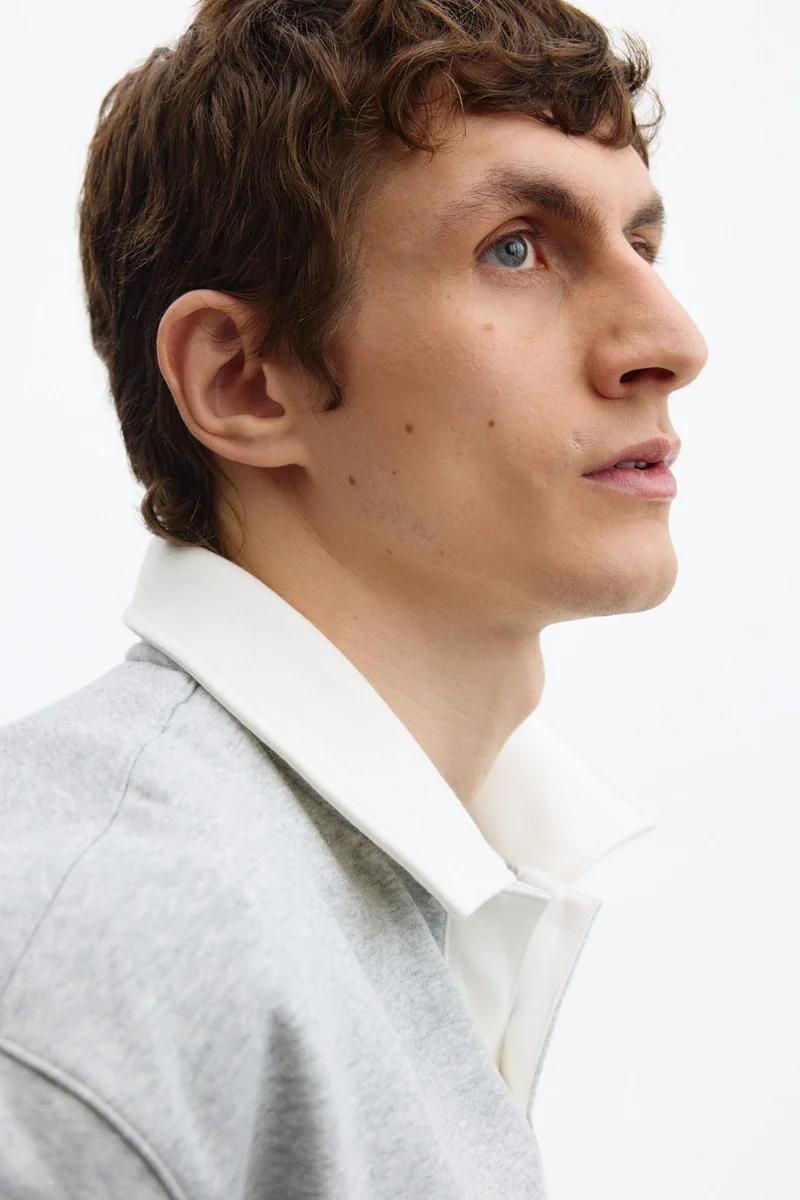 اتش اند ام سويت شيرت رجبي بقصة واسعة