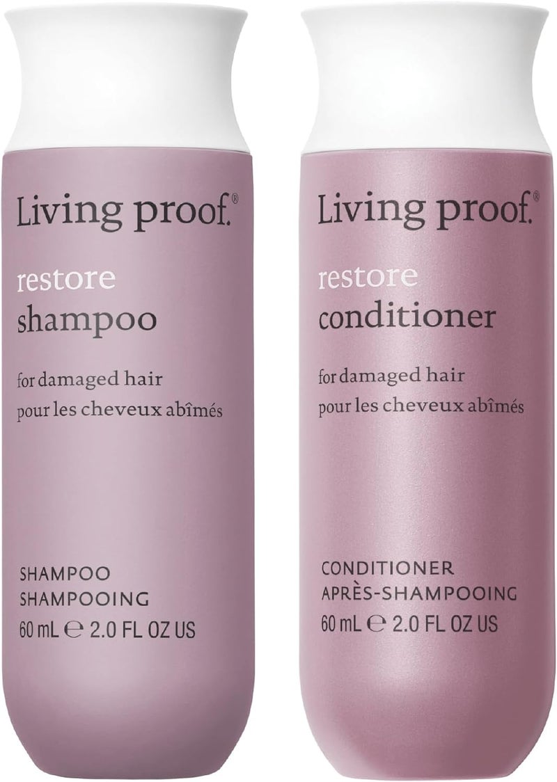 Living Proof Restore Shampoo Conditioner Combination 60ml60ml duopack