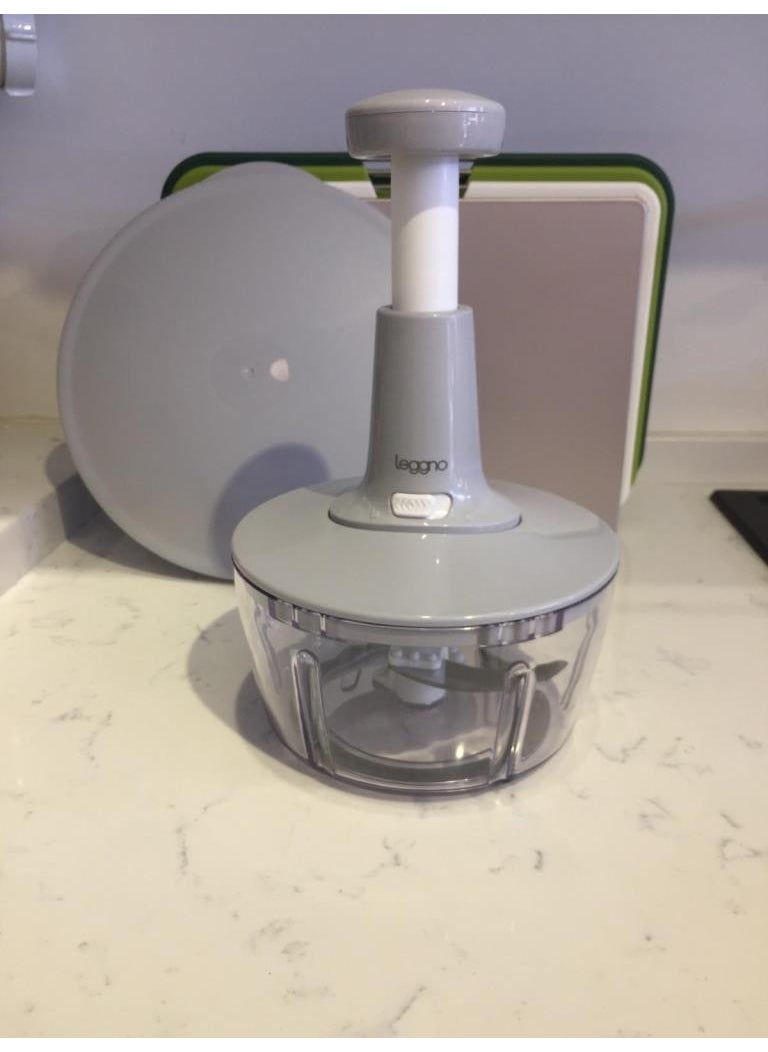Leggno Pratico Salad Spinner and Hand Grater Set - Gray  - Image 5