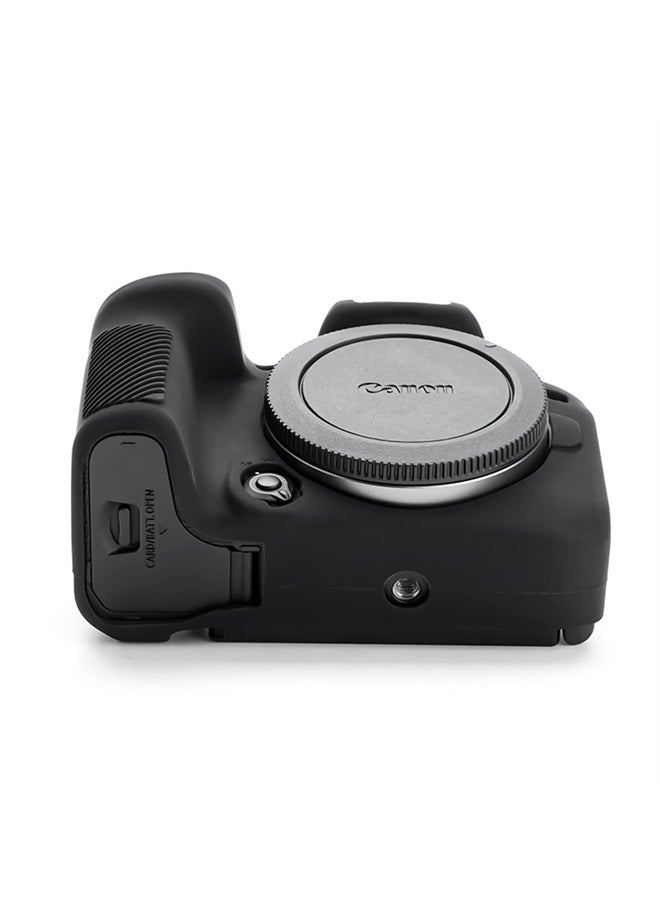 Rieibi EOS R10 Camera Case - Silicone Case for Canon eos R10 Digital Camera - Protective Cover Silicone for Canon R10 - Black - Image 4