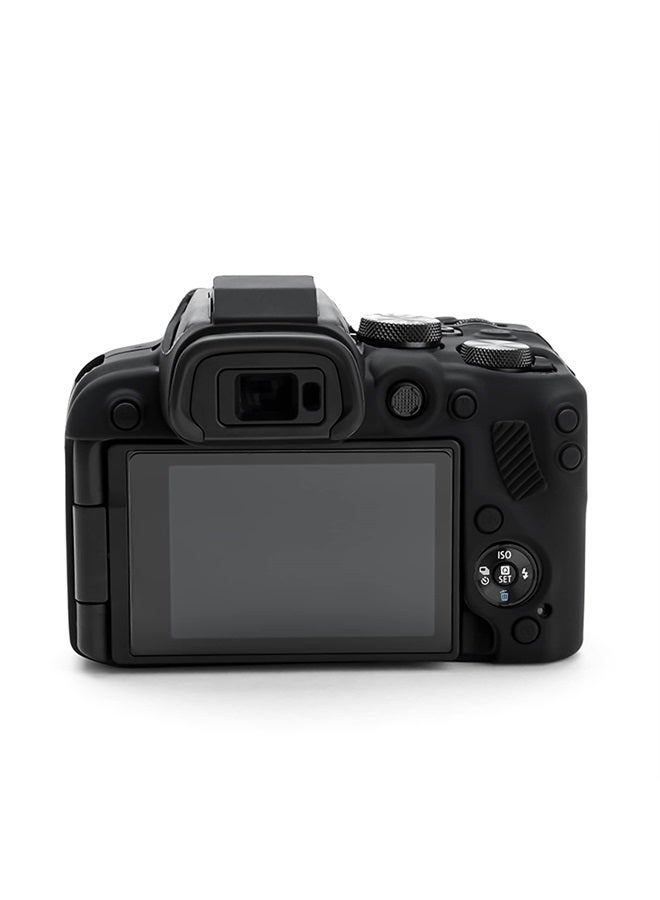Rieibi EOS R10 Camera Case - Silicone Case for Canon eos R10 Digital Camera - Protective Cover Silicone for Canon R10 - Black - Image 2
