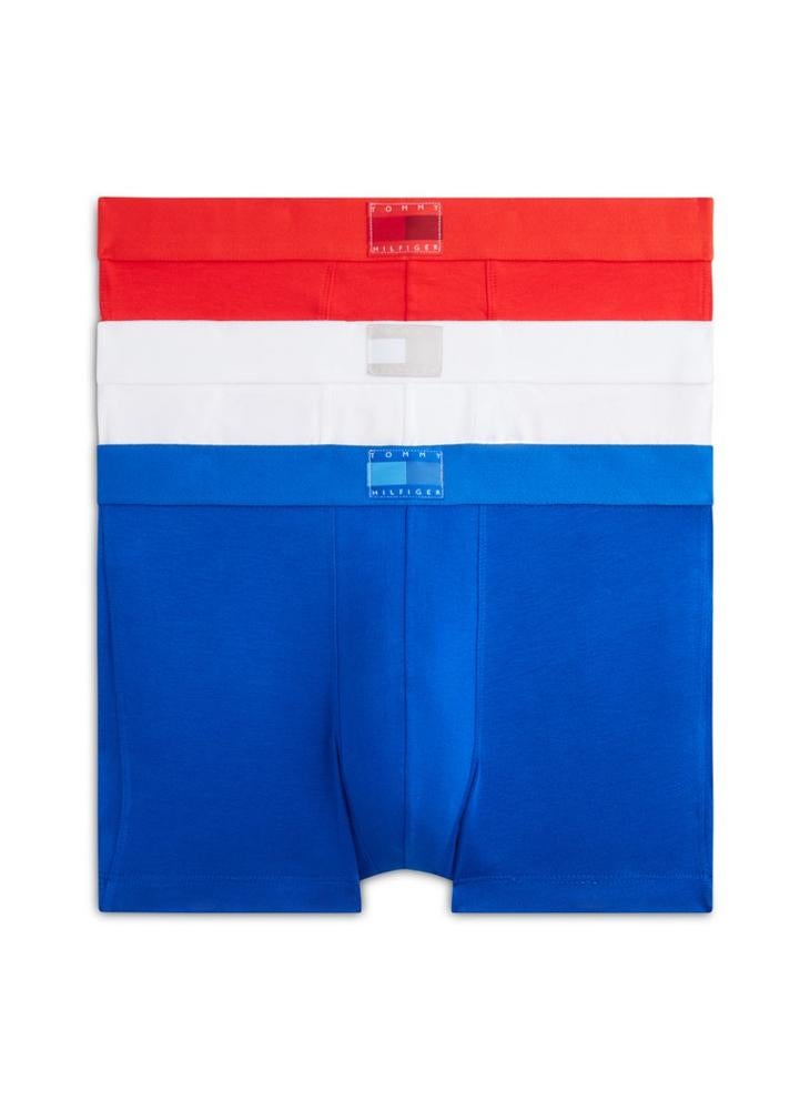 TOMMY HILFIGER 3-Pack Heritage Logo Waistband Trunks - Image 1