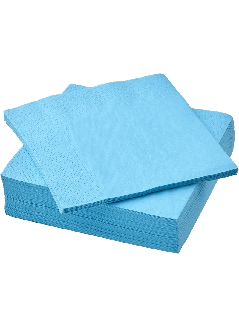 أيكيا 50 Pieces 3 Layer Wide 40X40 Cn Trade Colored Paper Napkins with High Water Absorption