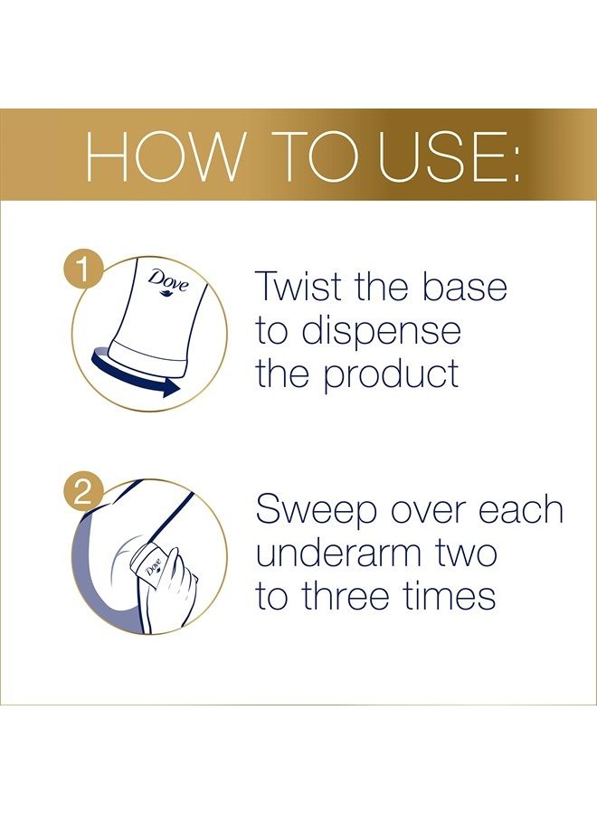 Dove مزيل العرق Even Tone المضاد للتعرق للبشرة غير المتجانسة، بودرة استعادة اللون، مانع العرق لشعور بالانتعاش طوال اليوم، 2.6 أونصة، 3 قطع - Image 2