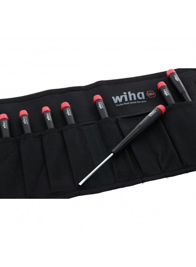 Wiha Wiha 26099 Precision Slotted Screwdriver Set in Canvas Pouch, 8 Piece Set  - Image 3