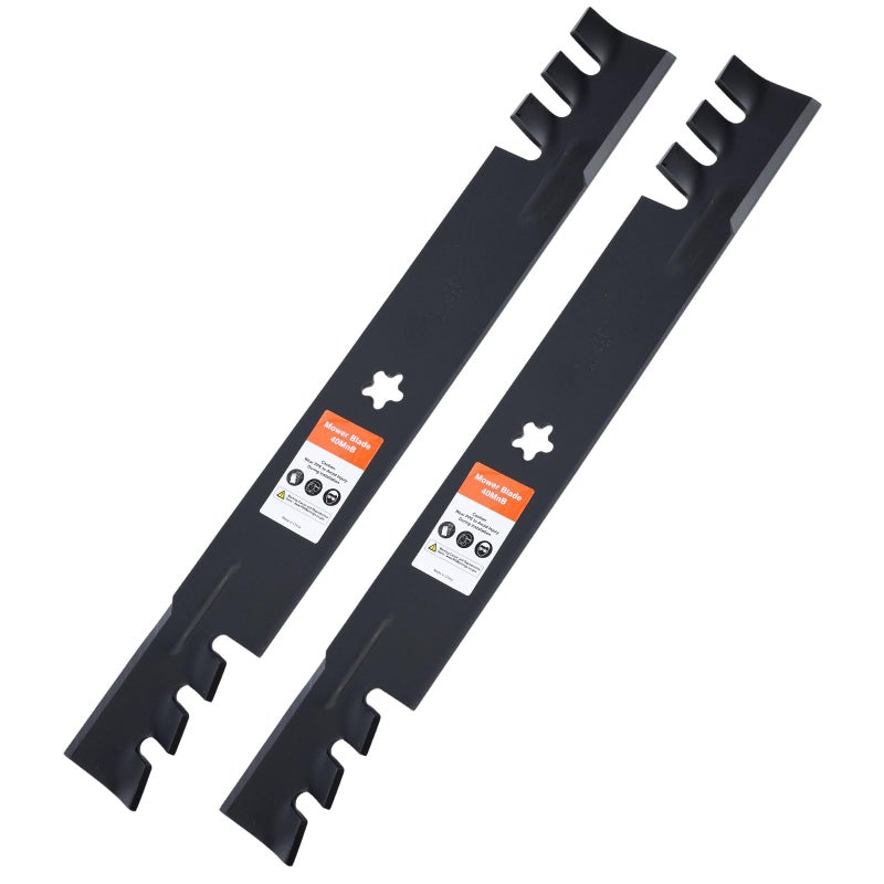 Grasscool 134149 Mulching Blades with 5-Star Mounting Pattern for Craftsman 42 inch Deck Riding Lawn Mower Replace 138971 532138971 138498 - Image 1