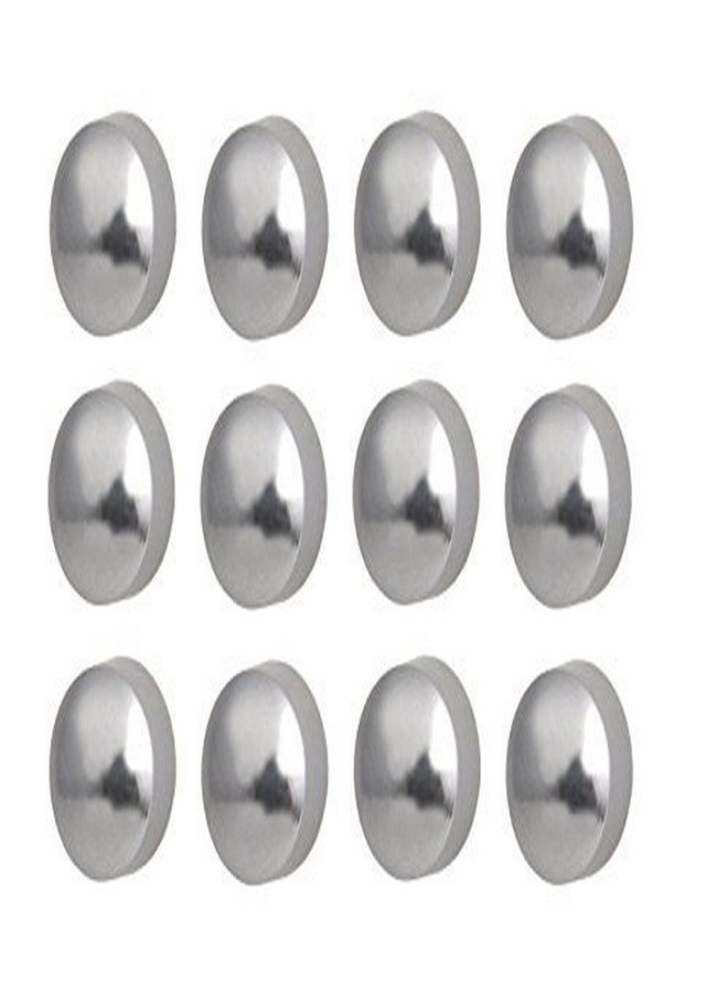 Caflon Ear Piercing Ball Earrings Studs 4mm White Surgical Steel 12 Pair by Paaz Jewelry Supply
