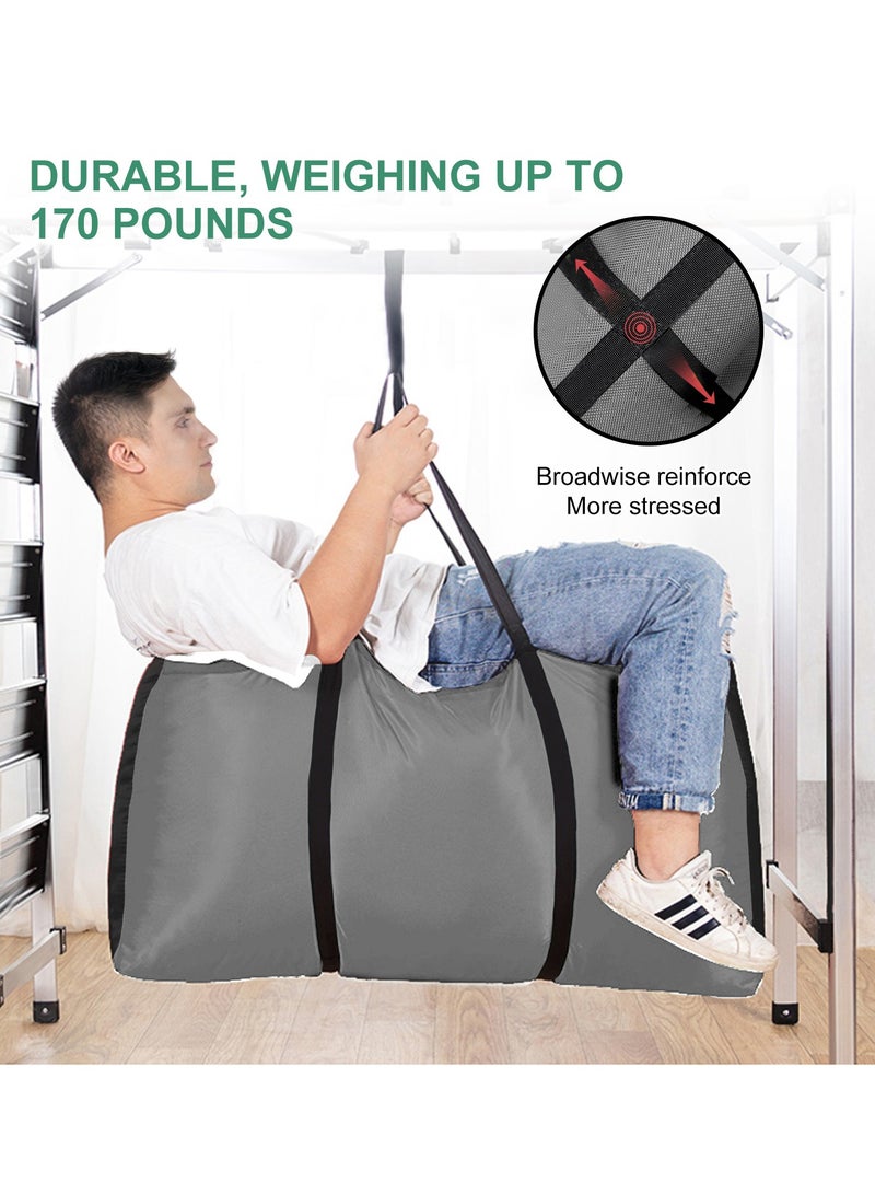 HomarKet 2 Pack Extra Large Moving Bags with Strong Zippers & Carrying Handles, Storage Bags Storage Totes for Clothes, Moving Supplies, Space Saving Oversized Storage Bag Organizer for Moving,Traveling (230L)  - Image 3