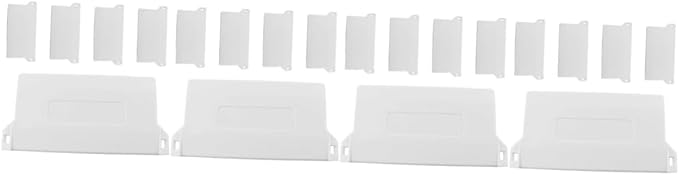 Vertical Blind Weights And Replacement Plates 20 Pieces Easy Installation 4 Pack - Image 1