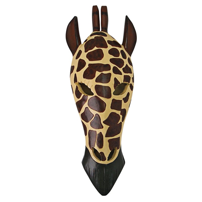 Design Toscano NG33503Parent TribalStyle Giraffe Mask Medium