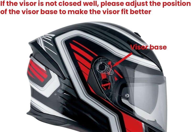 BSTOP K5 UV-Protected Face Shield for AGV Helmets - Image 2