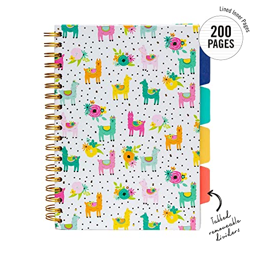 Pukka Pad, Carpe Diem 5-Subject Double Spiral Bound Notebook 3-Pack with Repositionable Dividers - 200 Pages of 80GSM Paper with Perforated Edges – Color Wash, B5 10 X 7in - Image 2