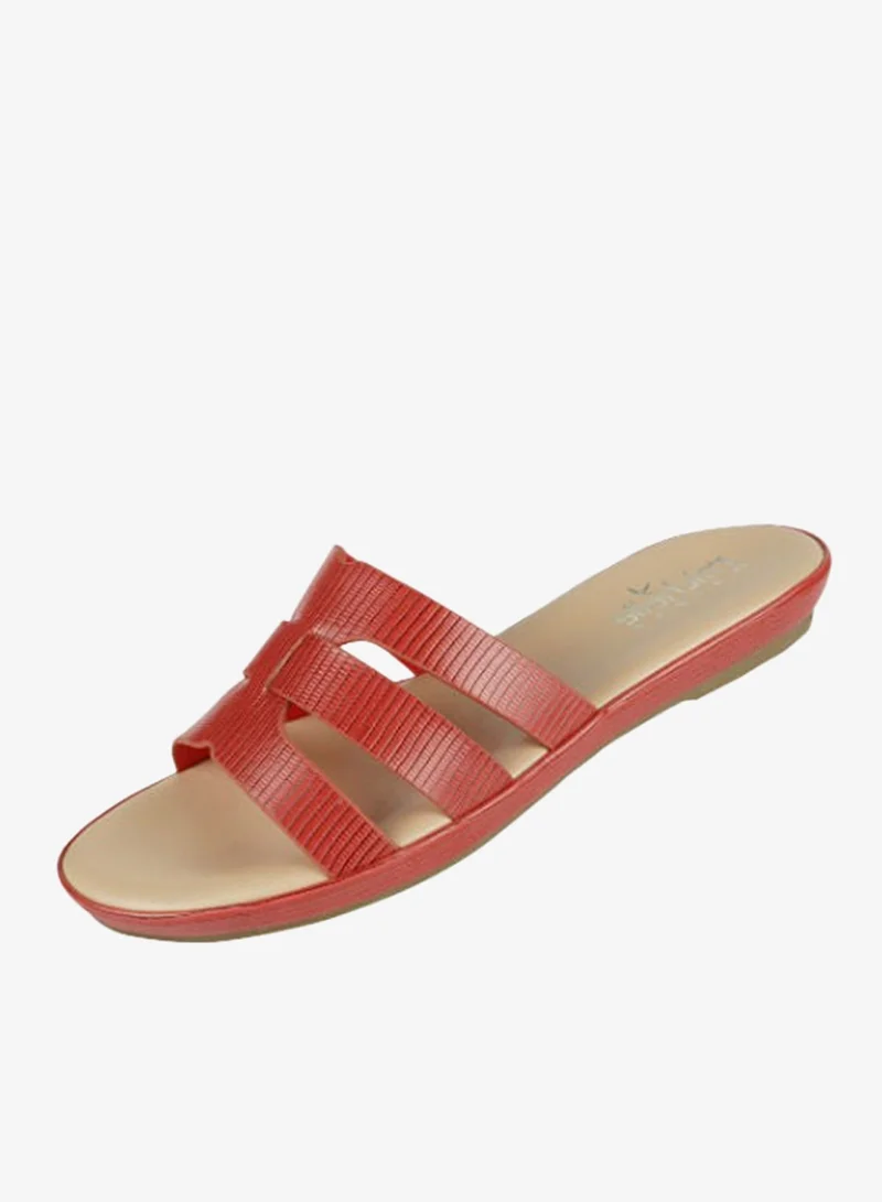 Michelle Morgan Red Michelle Morgan Ladies Low Flat Round 114RC679 Red for Women | Best Price UAE