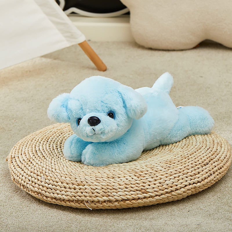 Glow Guards 15 Blue Light up Puppy Dog Stuffed Animal Soft Plush Toy Pillow with LED Night Lights Glow Bedtime Pal Christmas Childrens Day Birthday Gifts for Toddler Kids - Image 3