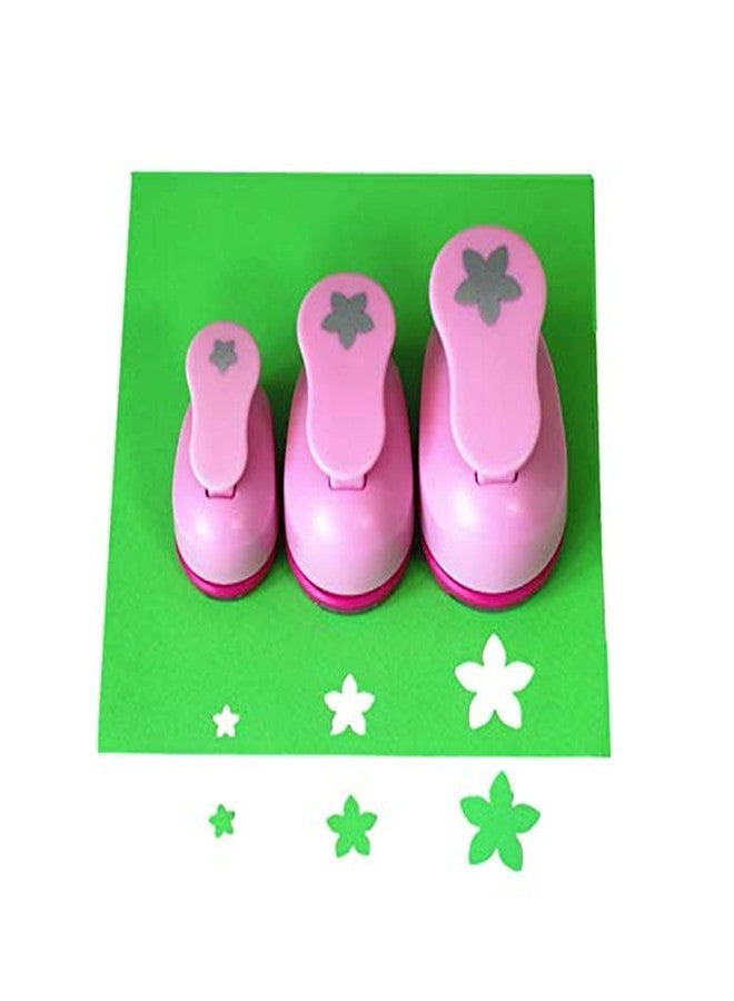 CADY Crafts Punch Set 8mm 15mm 25mm Paper Punches 3pcs/Set (Petal) - Image 1