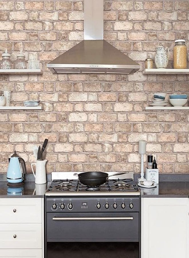 Norwall Farmhouse Brick Wallpaper - Image 2