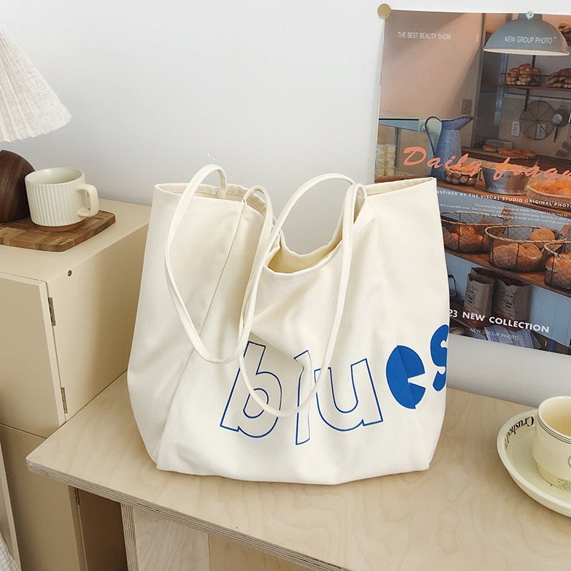 Fashion Letter Print Large Capacity Tote Bag - Image 4