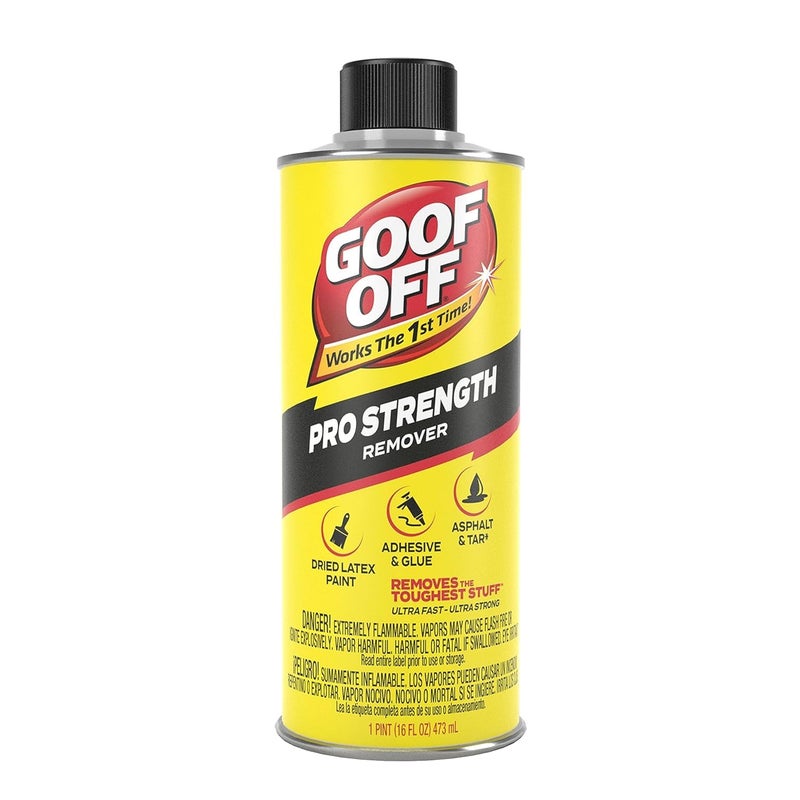 DampRid Goof Off FG653 Professional Strength Remover, Pourable 16-Ounce,Liquid - Image 1