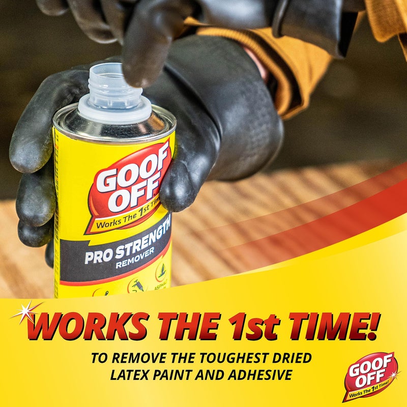 DampRid Goof Off FG653 Professional Strength Remover, Pourable 16-Ounce,Liquid - Image 2