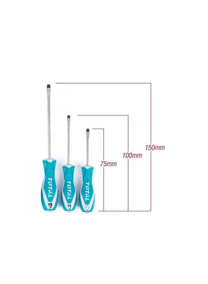 TOTAL 6-Piece Multi-Size Screwdriver Set with Electrical Tester - Image 3