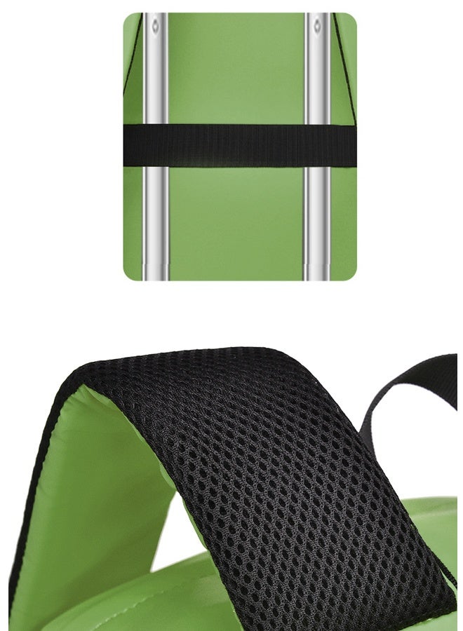 lebonaer 20L leather material breathable shoulder strap colorful backpack, can accommodate 15.6-inch laptop, large capacity, multiple compartments, with natural pleats, student, outdoor, leisure bag - Image 4