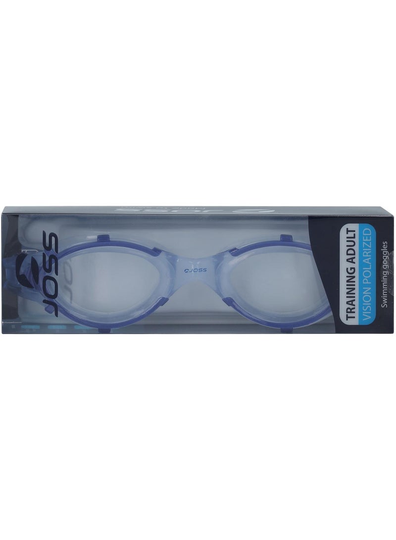 Joss Sapphire Adult Swimming Goggles  Wide-Lens Design, Liquid Silicone Frame, Self-Adjusting Nose Bridge, Adjustable Strap, Comfort-Focused Seal - Image 5