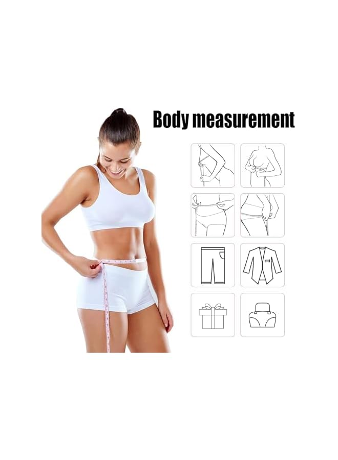 promass Measuring Tape Retractable, 10 Pack Double Sided Soft Fabric Tape Measure 150 cm/ 60 in, Small Mini Push Button Sewing Measurement Tape Set for Sewing Tailor Craft Cloth Body Measuring Tape - Image 5