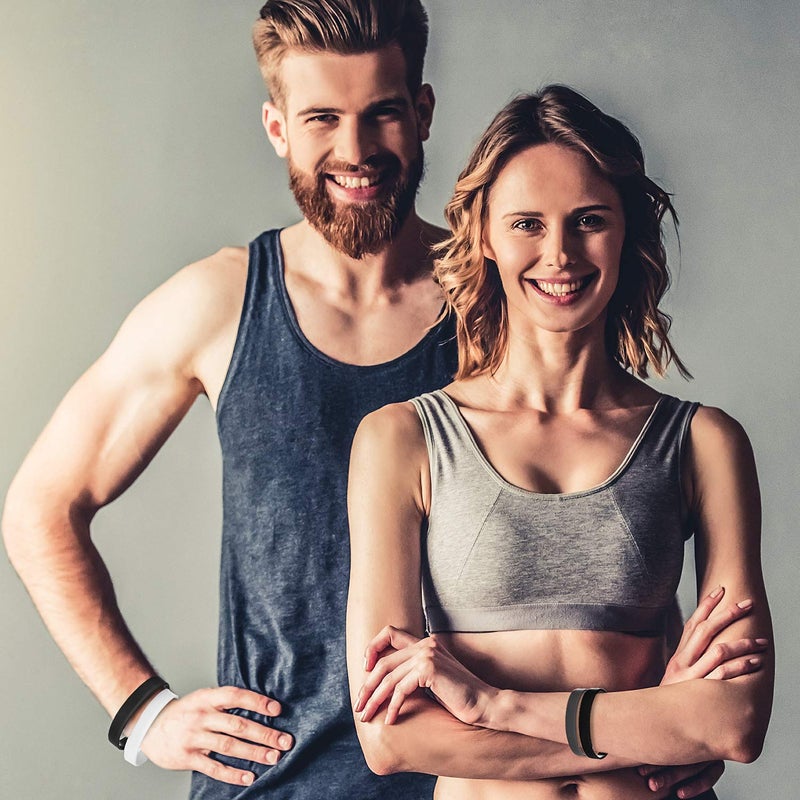 JOVITEC 12 Pieces Rubber Bracelets, Solid Color Silicone Wristbands, Multi-Pack Blank Wristbands Bracelets for Events Rubber Bands Party (Black, White, Gray) - Image 4