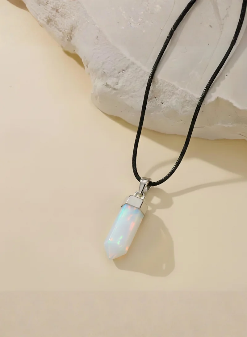 British Fossils Opalite Crystal Energy Opalite Pendant for Women | Best Price UAE